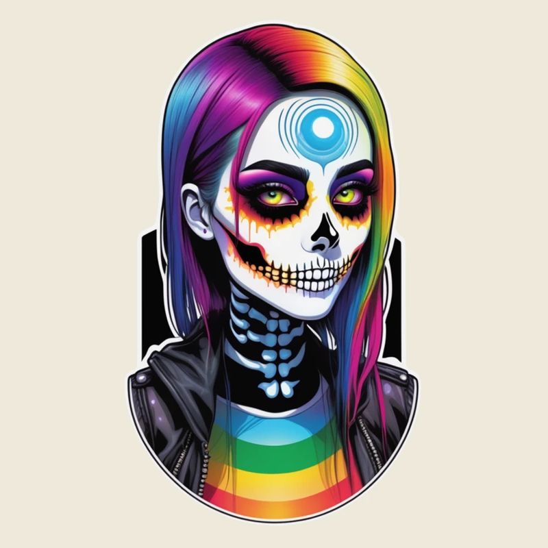 halloween - rock et arc en ciel