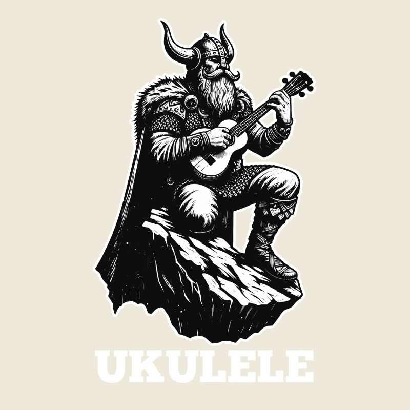 Ukulele Wikinger Musik Geschenk