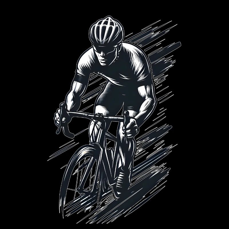 Radfahrer, Grafik