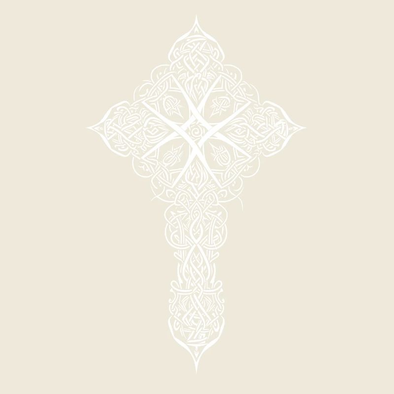Mandala celtic cross