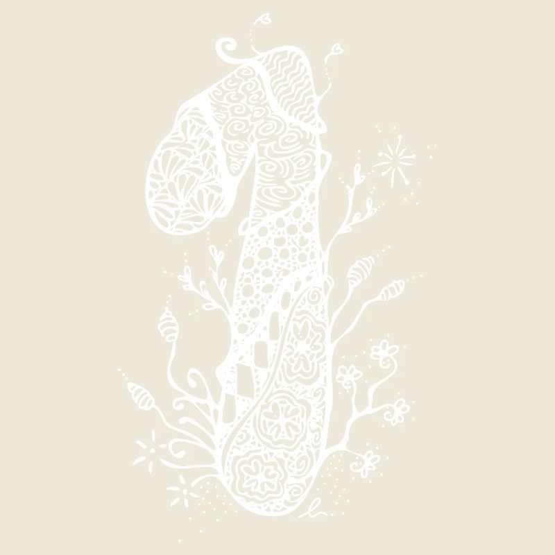 1 Zentangle Blanc