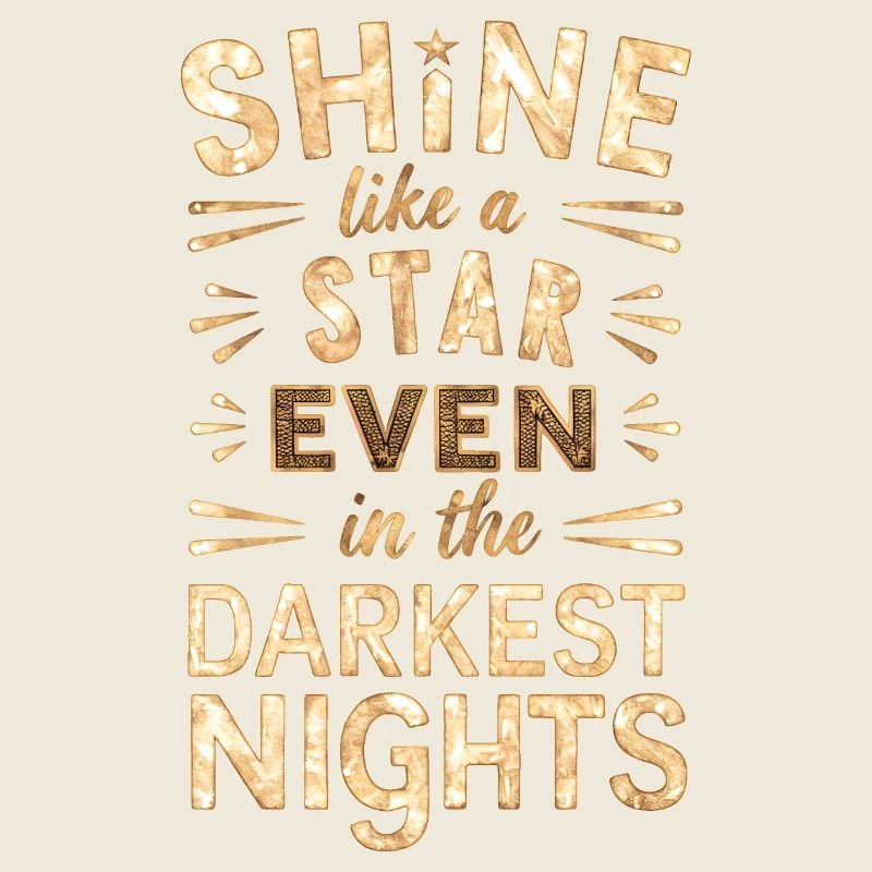 Brille comme une étoile, même dans les nuits les plus sombres