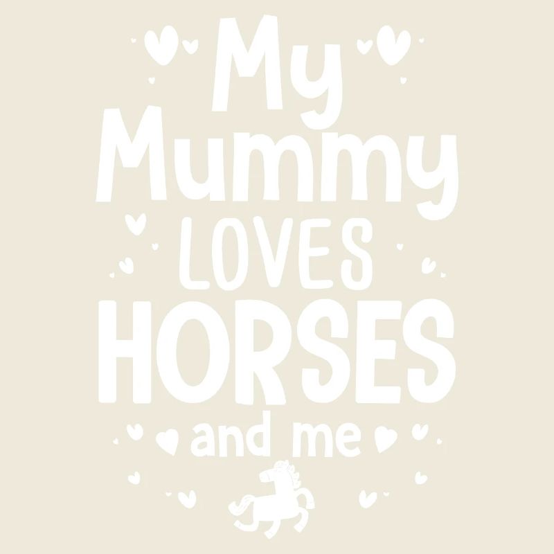 Ma maman aime les chevaux et moi cheval cavalière