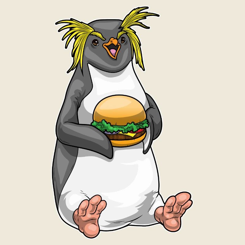 Cheeseburger pingouin