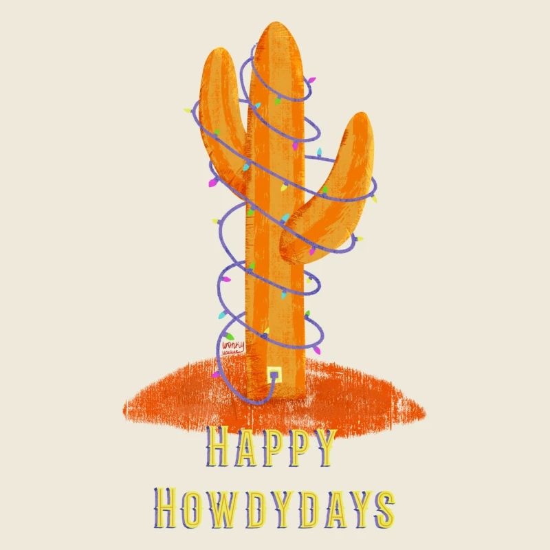 Joyeuses Fêtes Cactus