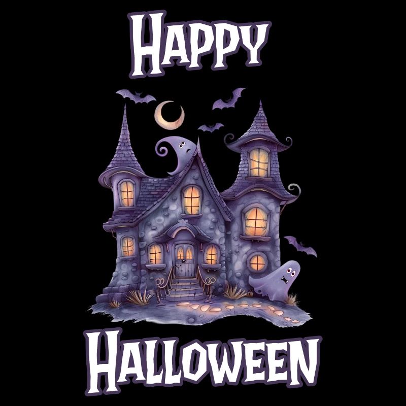 Halloween – Joyeux Halloween, maison hantée effrayante