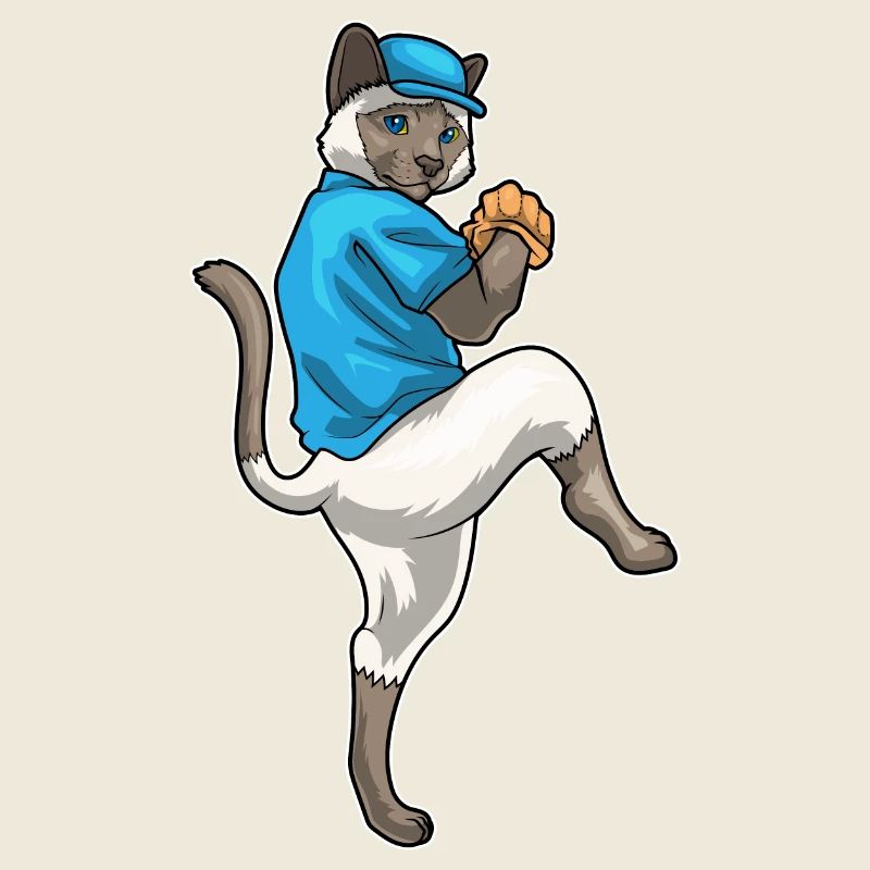 Gant de baseball Siamese Cat