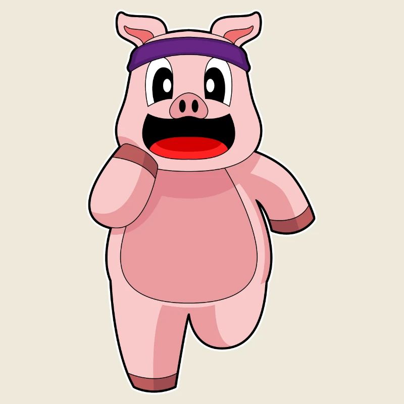 Cochon Jogger Jogging Sport
