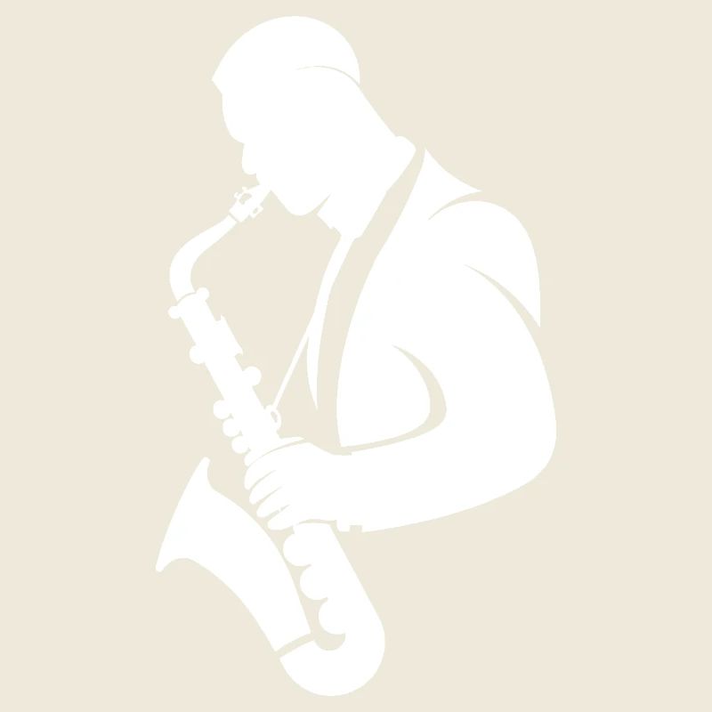 Saxophone Player Drawing