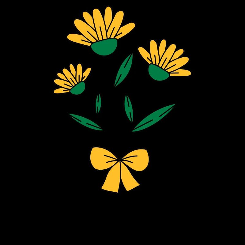 Blumenstrauss dreifarbig