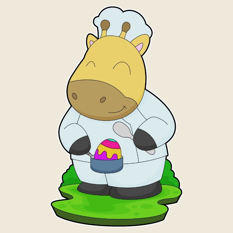 Giraffe Easter Chef