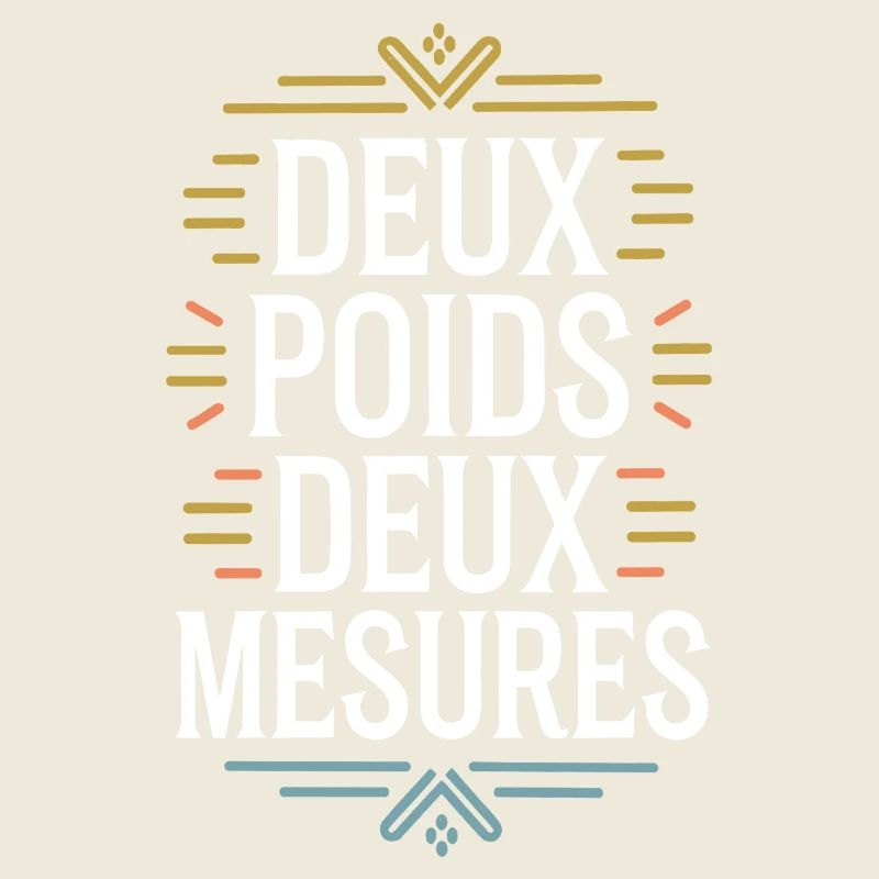 Deux poids deux mesures