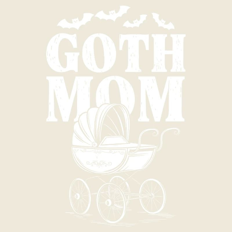 Maman gothique ! Alt Esthétique Goth Maman Emo