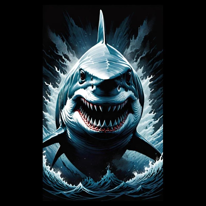 Requin | Grand requin blanc | Créature marine | Poisson