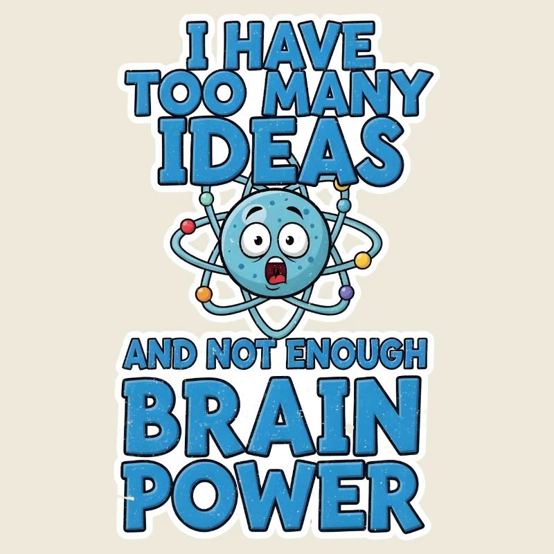 Brain Power Comic Shirt Geschenk