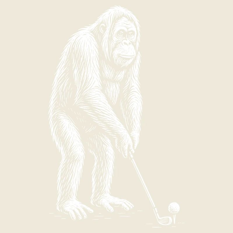 Putts de golf orang-outans