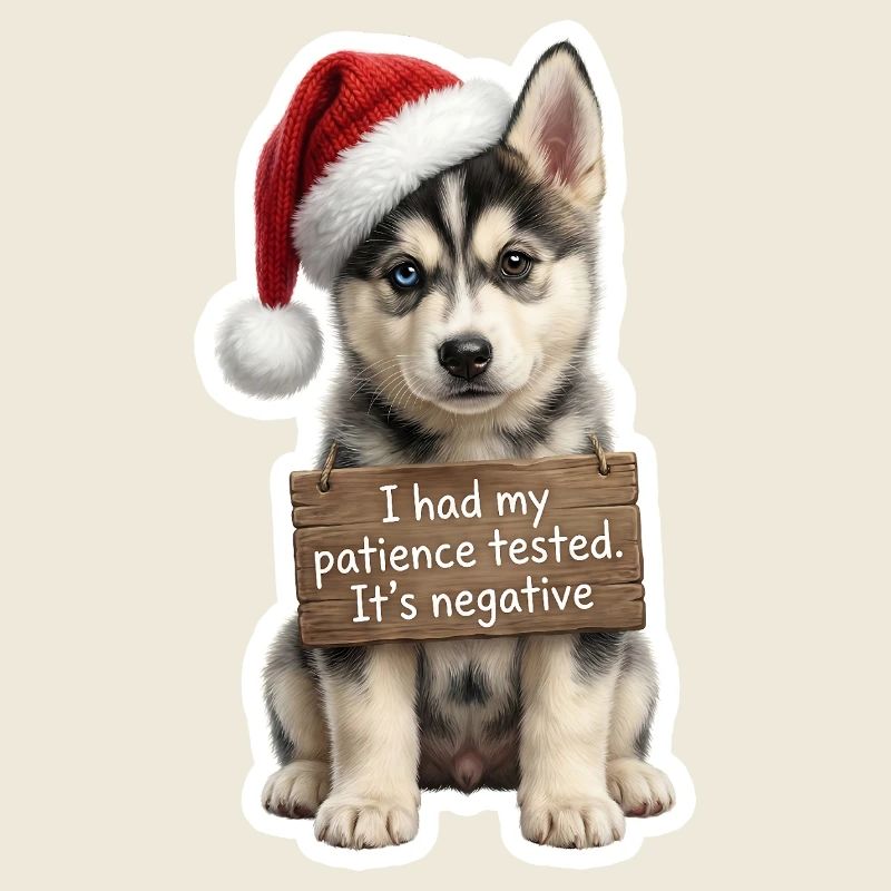 Dit de chiot husky joueur - Pas de tolérance !