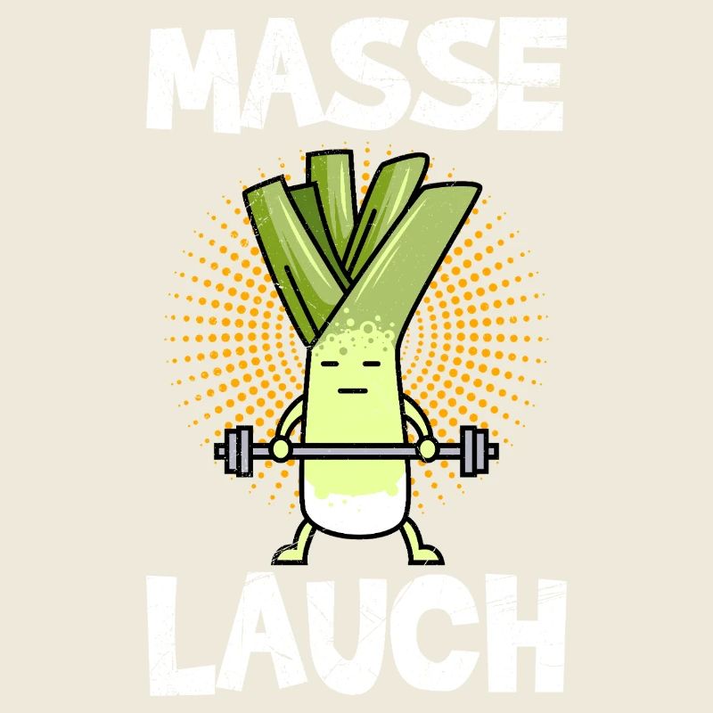 Haltérophile MASS LEEK Gym Drôle