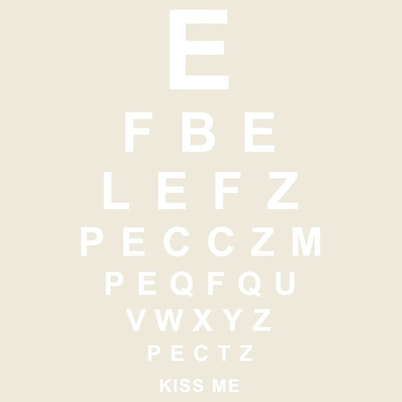 Test de la vue - Embrasse-moi