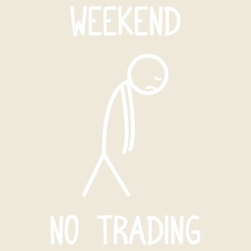 Week-end sans trading Marché boursier Trader en bourse
