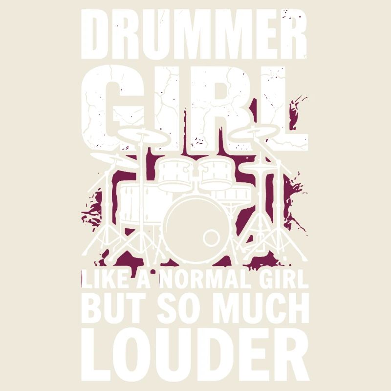 Drummer Girl Drummer Drum Rock Band