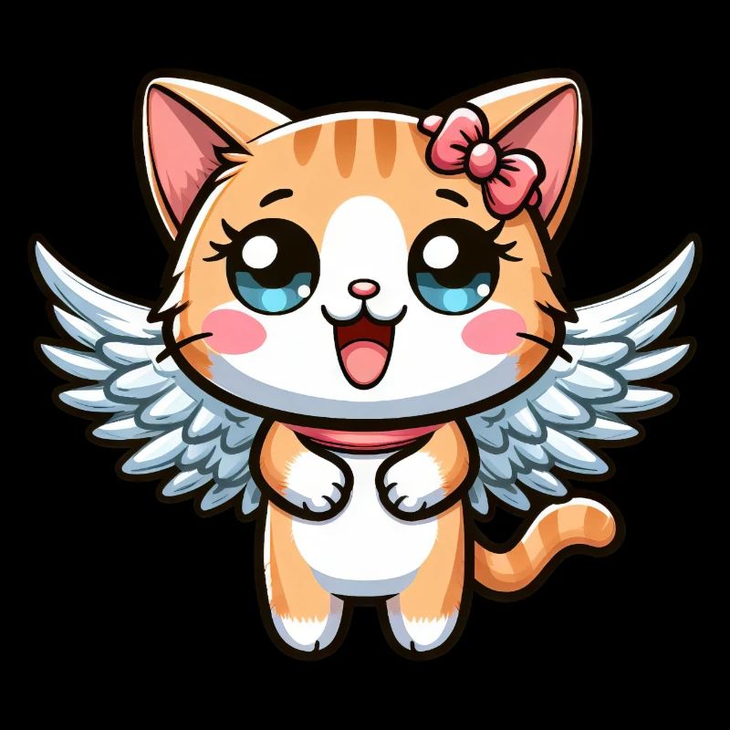 Cute Cat Angel Comic