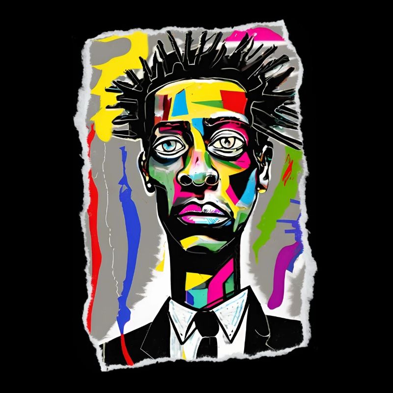 Portrait urbain éclatant