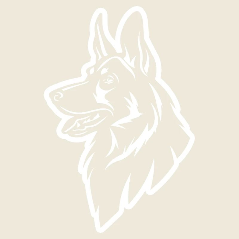 Schäferhund Hund Hundekopf