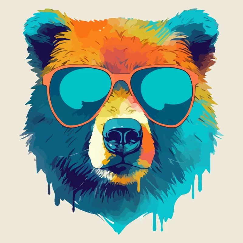 Bill the bespectacled bear