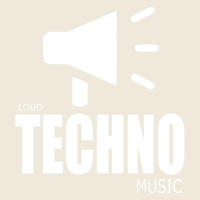 loud techno music