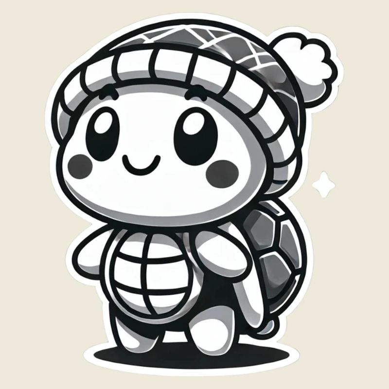 Tortue curieuse - Explorateur de chapeau