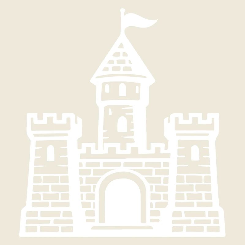 Symbole du château mur de pierre