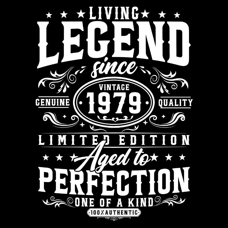 Legend Since 1979 Vintage Birthday Gift