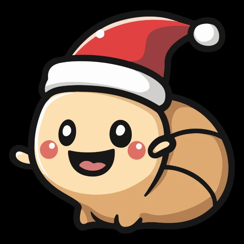 Escargot Noël Mignon