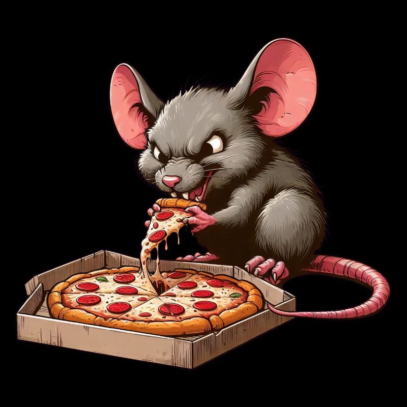 Lab Rat Pizza Adventure Funny