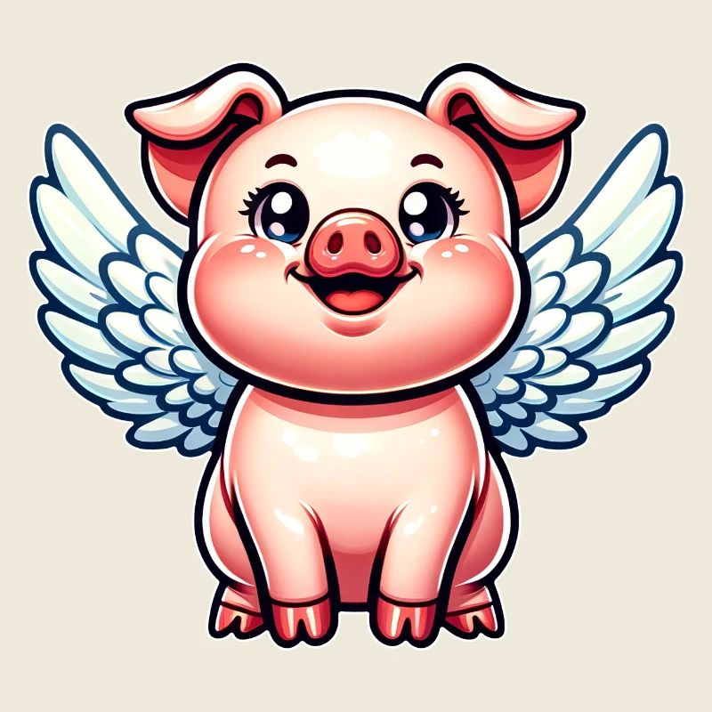 Cochon Cochon Sow Ailes D’ange Mignon