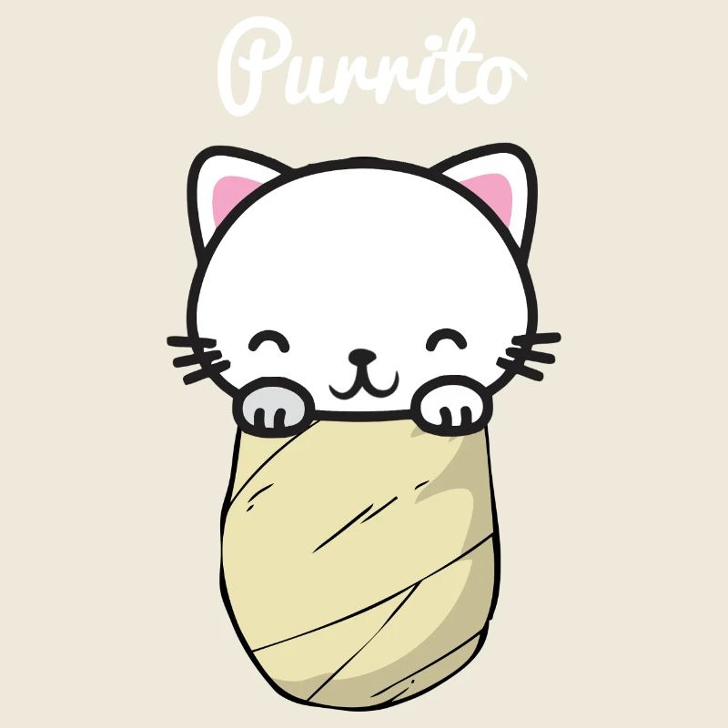 Taquitos cat hangover kitten meow gift babe