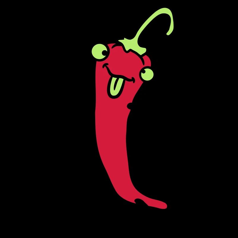 Chili Chilli Peperoni Scharf Lustig Comic