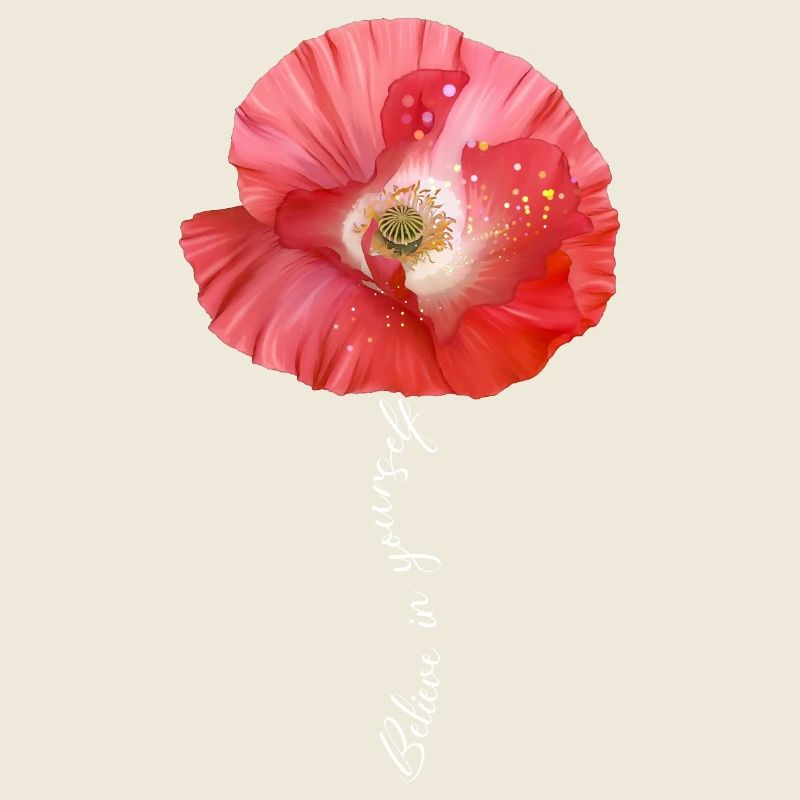 Roter Mohn Garten Blumen