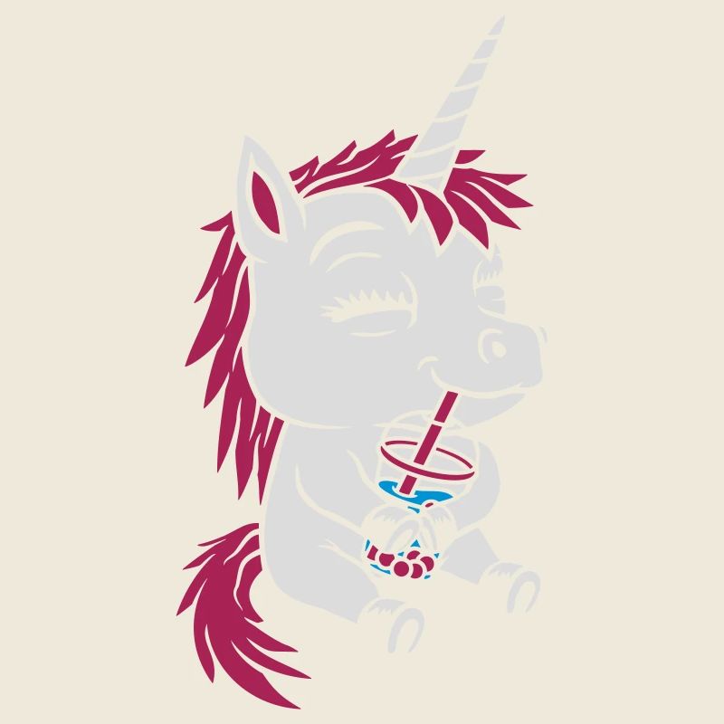 Getränk Boba Tee Einhorn
