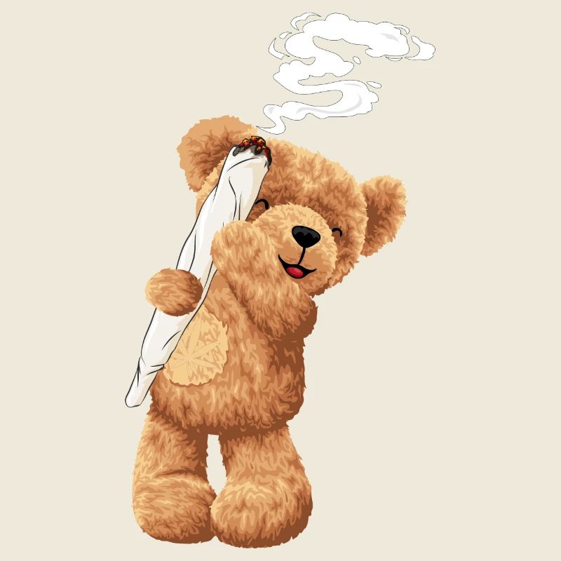 Bär Kiffen Hanf Geschenk