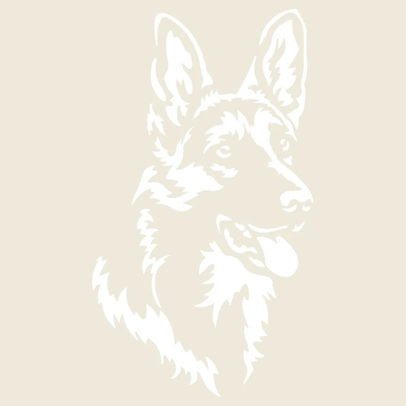 German Shepherd Head "Black Edition"