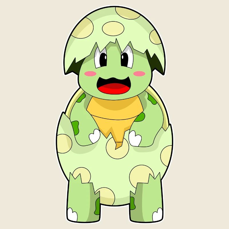 Schildkröte Eierschale
