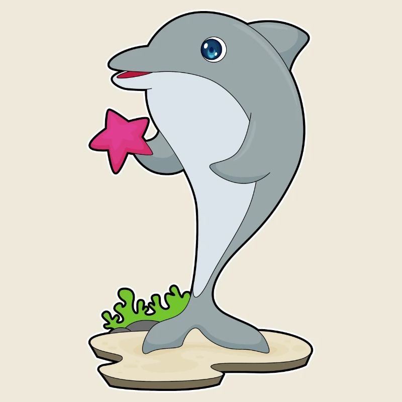 Dauphin étoile de mer