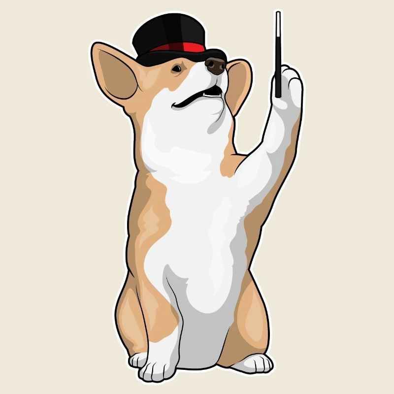 Baguette magique Corgi