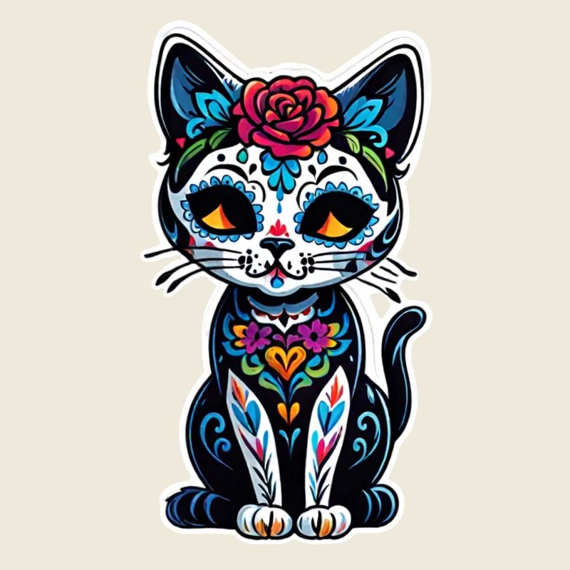 Cat Mexico - Dia de los Muertos