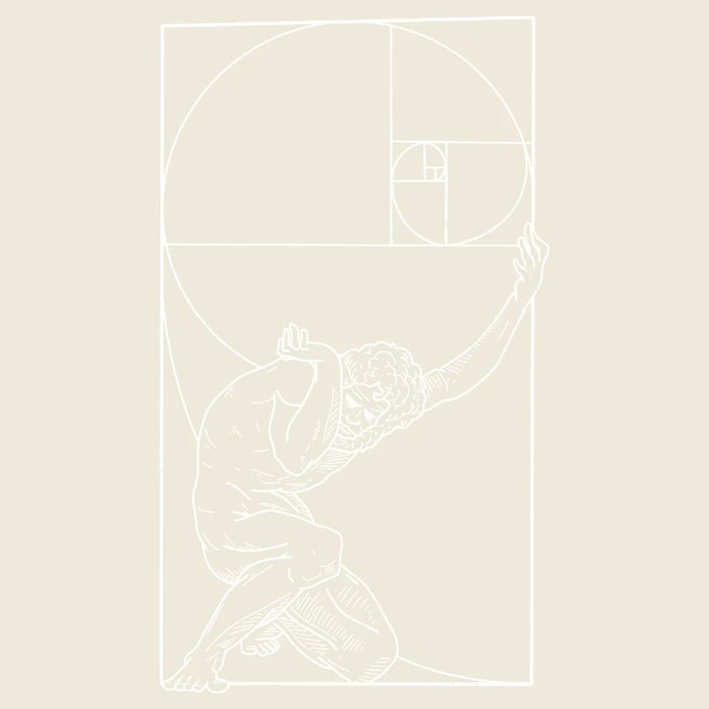 Fibonacci Geomterie Spirale Mathe Lehrer Kunst