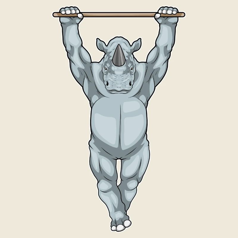 Rhino Bodybuilder Pull-Ups Bodybuilding
