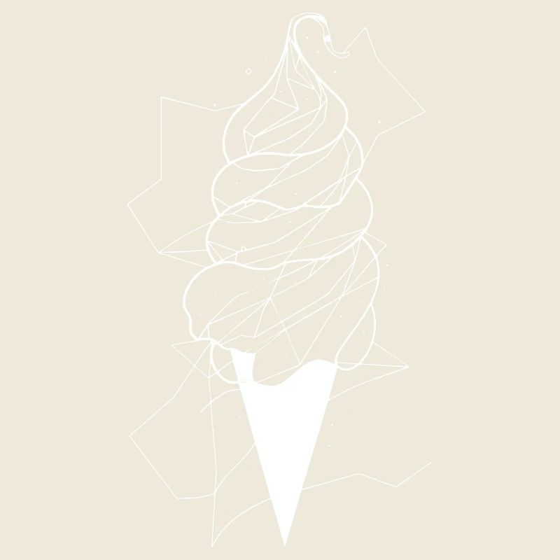 Cornet de crème glacée Dessin