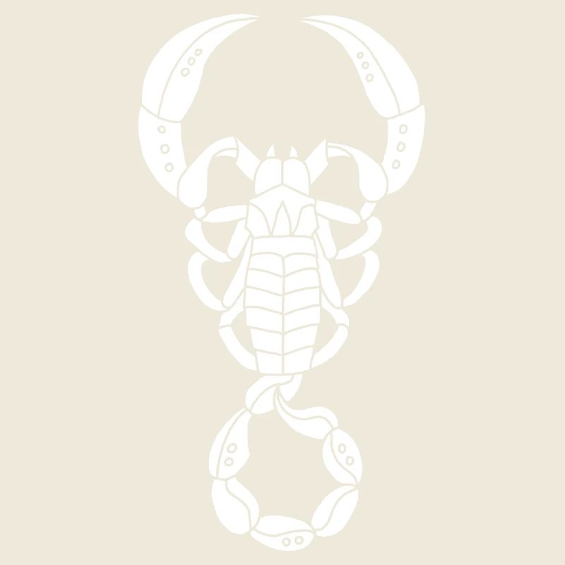 Weißer Skorpion